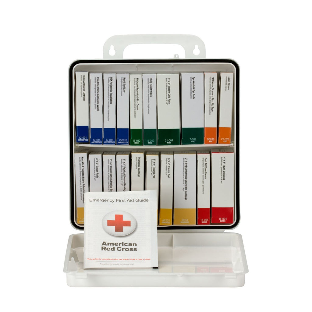 First Aid Only 50 Person Weatherproof Plastic First Aid Kit, ANSI A+ Type III