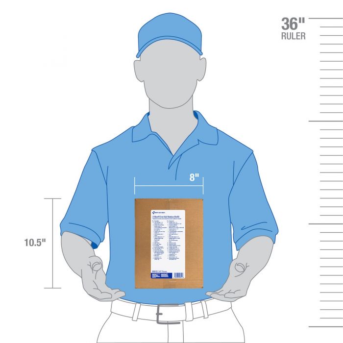 First Aid Only 2 Shelf First Aid Refill With Medications, ANSI Compliant