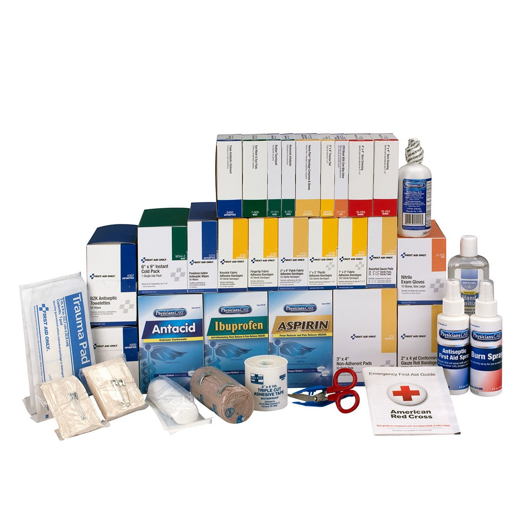 First Aid Only 4-Shelf First Aid Refill | ANSI B+ Compliance with Medications