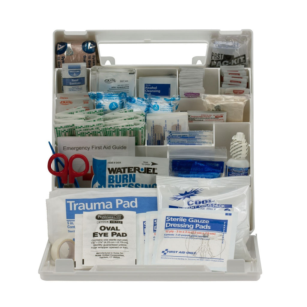 First Aid Only 50 Person ANSI A+ Bulk First Aid Kit, Plastic Case