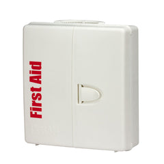 First Aid Only 50 Person Large Plastic Smart Compliance First Aid Food Service Cabinet with Medications