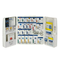 First Aid Only 50 Person Large Plastic Smart Compliance First Aid Food Service Cabinet with Medications