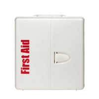 First Aid Only 50 Person Large Plastic Smart Compliance First Aid Food Service Cabinet without Medications and with Custom Logo (Case of 10)