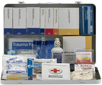 First Aid Only 50 Person Contractor ANSI B+ First Aid Kit, Metal Case, Type III