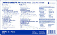 First Aid Only 50 Person Contractor ANSI B+ First Aid Kit, Metal Case, Type III