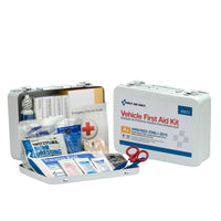 First Aid Only 25 Person Vehicle ANSI A+ First Aid Kit, Metal Weatherproof Case(Pack of 6)