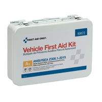 First Aid Only 25 Person Vehicle ANSI A+ First Aid Kit, Metal Weatherproof Case