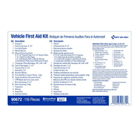 First Aid Only 25 Person Vehicle ANSI A+ First Aid Kit, Metal Weatherproof Case(Pack of 6)