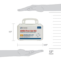 First Aid Only 10 Person Bulk Plastic ANSI A, First Aid Kit(Pack of 15)