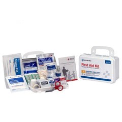First Aid Only 10 Person Bulk Plastic First Aid Kit, ANSI Compliant, Custom Logo