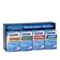 First Aid Only Physicians Care Medication Station(Pack of 6)