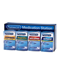 First Aid Only Physicians Care Medication Station(Pack of 6)
