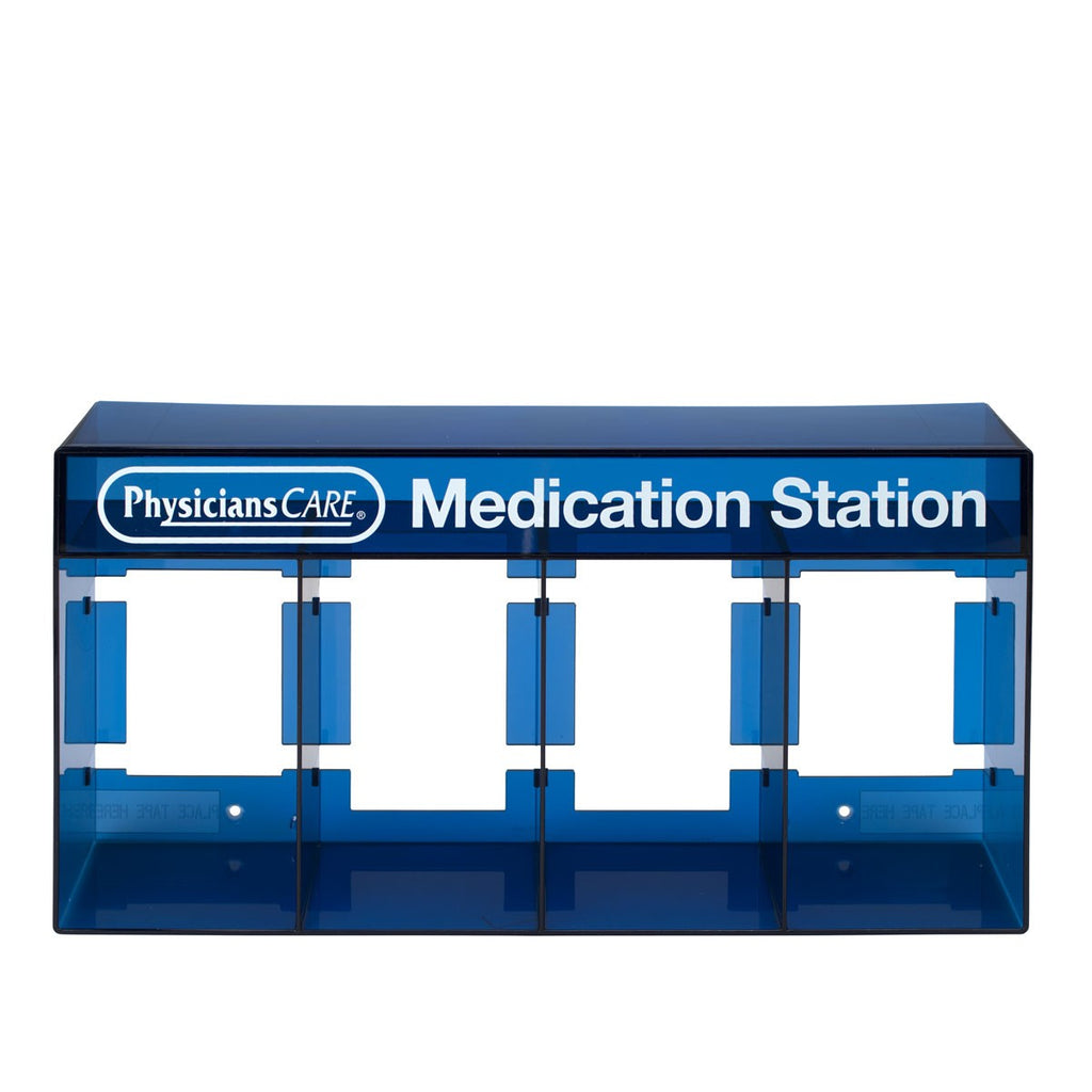 First Aid Only Medication Station Empty Holder