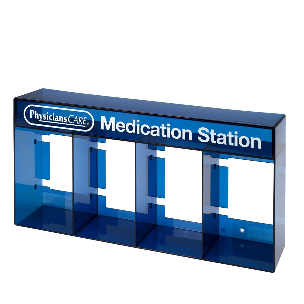 First Aid Only Medication Station Empty Holder
