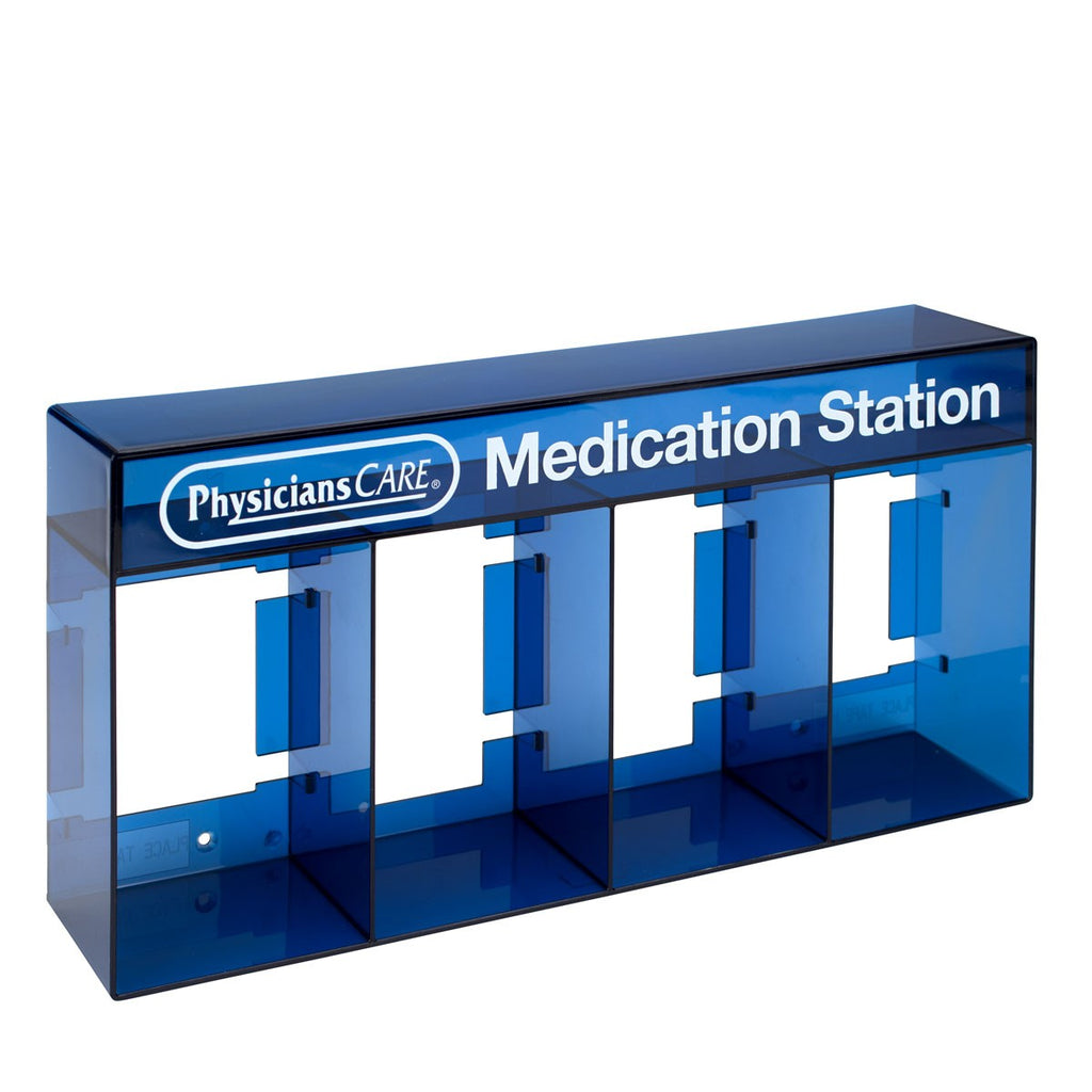 First Aid Only Medication Station Empty Holder