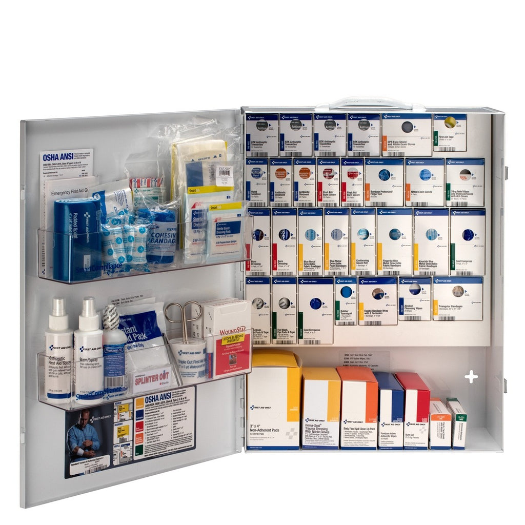 First Aid Only 150-Person XL Metal SmartCompliance Food Service Cabinet (Non-Medicated)