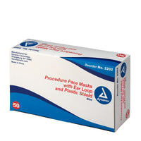 First Aid Only Eye Cover With Ear Loop Mask, 50 Per Box(Pack of )