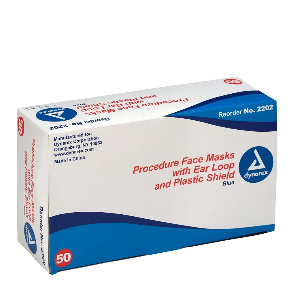 First Aid Only Eye Cover With Ear Loop Mask, 50 Per Box