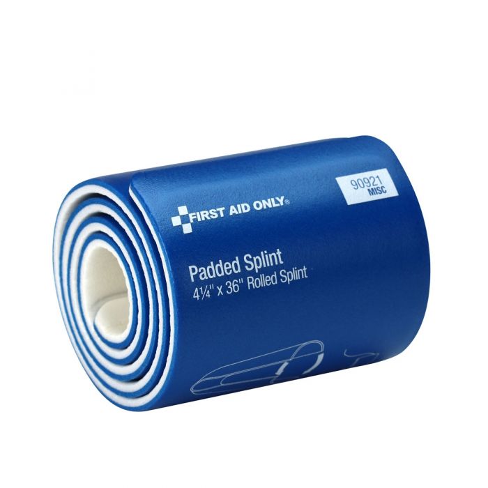 First Aid Only 4.25" x 36" Padded Flexible Splint - Emergency Immobilization Tool