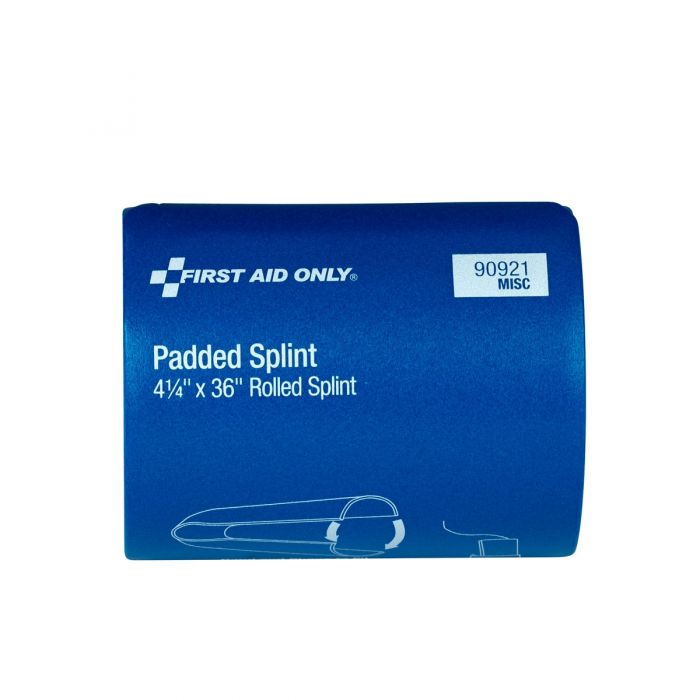 First Aid Only 4.25" x 36" Padded Flexible Splint - Emergency Immobilization Tool