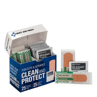 First Aid Only Clean and Protect Wound Care Kit(Pack of 50)