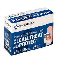 First Aid Only Clean Treat and Protect for Cuts, Scrapes & Burns(Pack of 25)