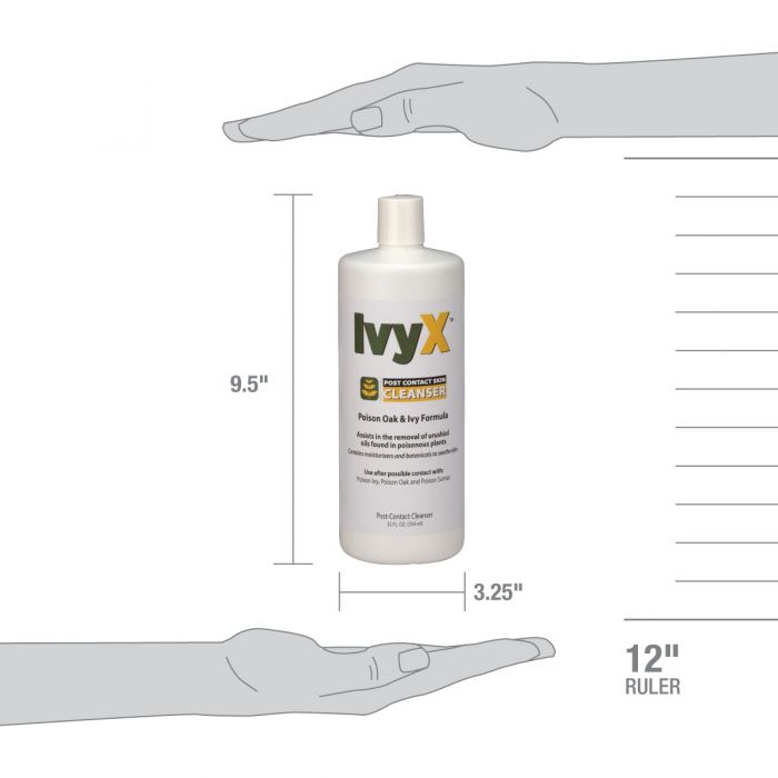 First Aid Only IvyX Post-Contact Cleanser, 32 oz. Bottle