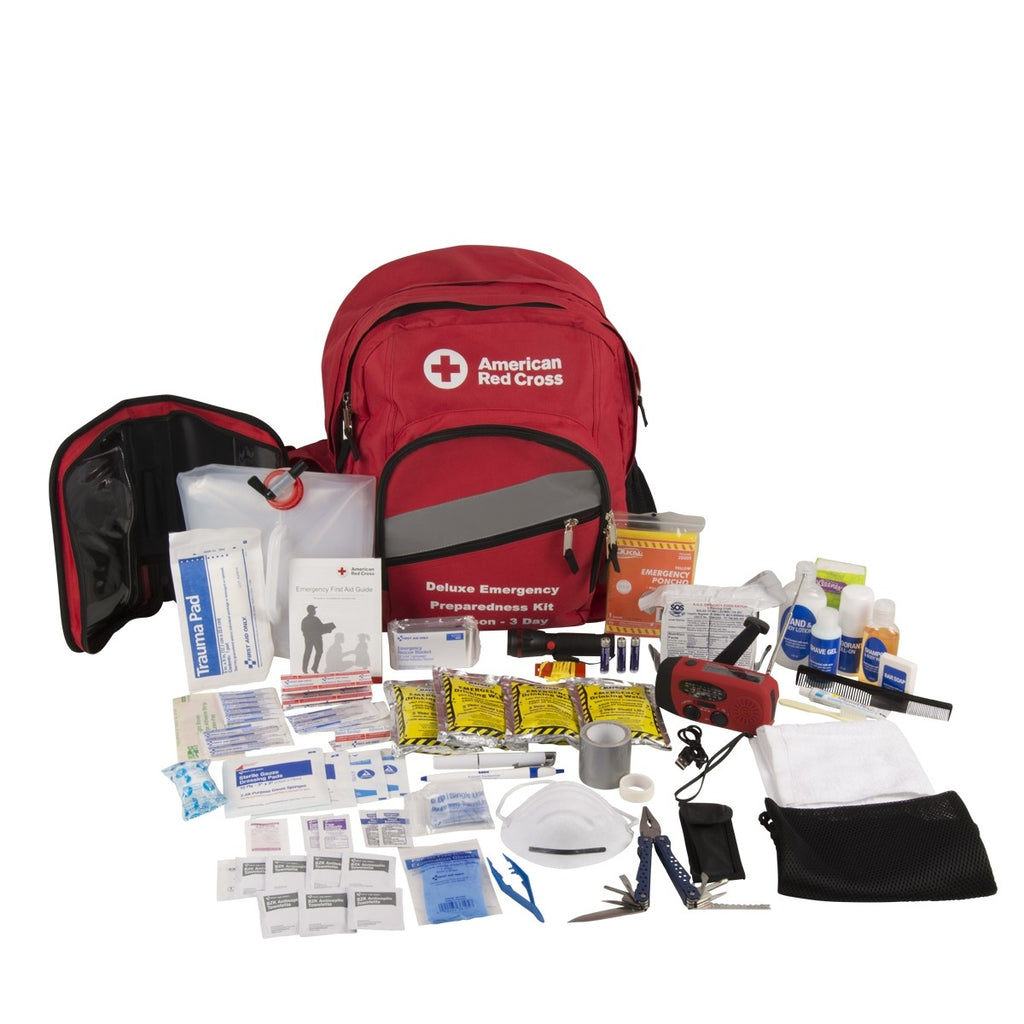 First Aid Only American Red Cross Emergency Preparedness Deluxe 3-Day Backpack
