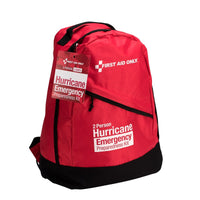 First Aid Only 2 Person Emergency Preparedness Hurricane Backpack(Pack of 3)