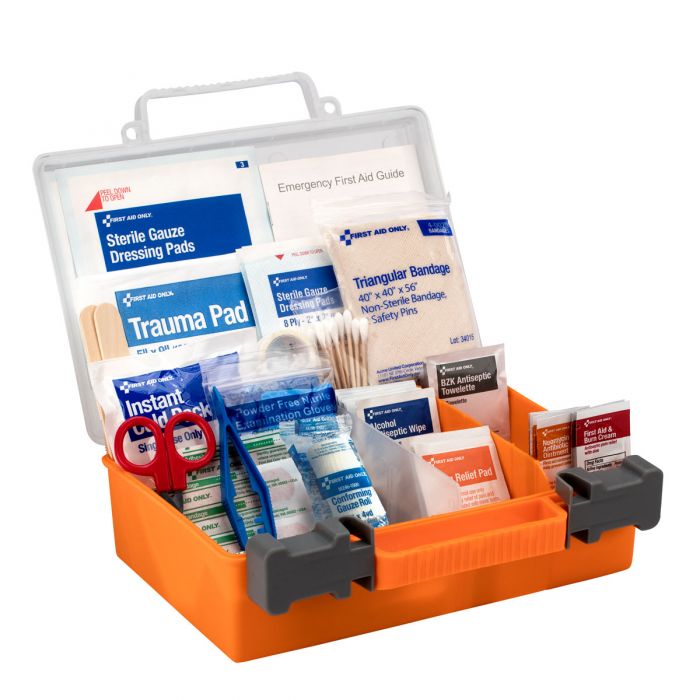 First Aid Only 25-Person Clear Front Cover First Aid Kit | 118 Pieces