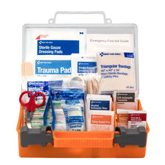 First Aid Only 118-Piece Clear Front Cover First Aid Kit, Plastic Case, 118 Pieces
