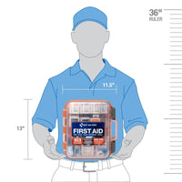 First Aid Only 50 Person ANSI A+ 216 Piece First Aid Kit, Plastic