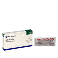 First Aid Only Anti-Itch Gel, 12 Per Box (Pack of 750