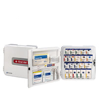 First Aid Only SmartCompliance Complete First Aid Plastic Cabinet With Meds, ANSI Compliant