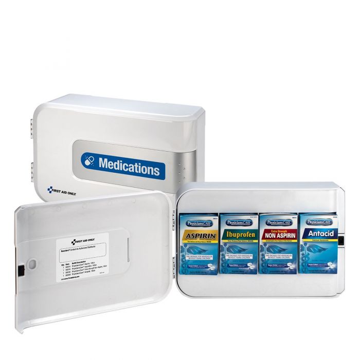 First Aid Only SmartCompliance Comprehensive Workplace Medication Station
