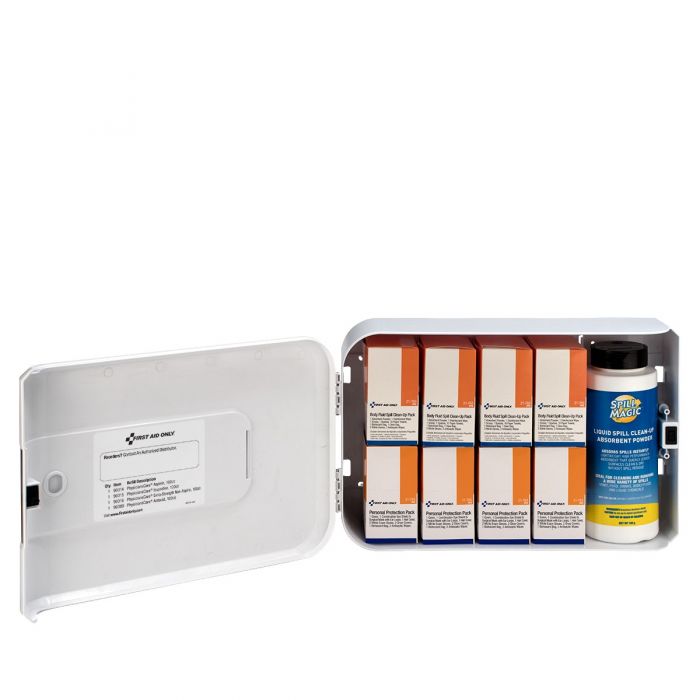 First Aid Only SmartCompliance Bloodborne Pathogen (BBP) and Bodily Fluid Spill Station