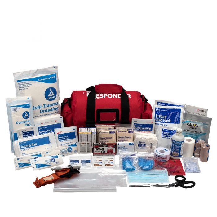 First Aid Only Deluxe First Responder Kit | 172-Piece Emergency Trauma System