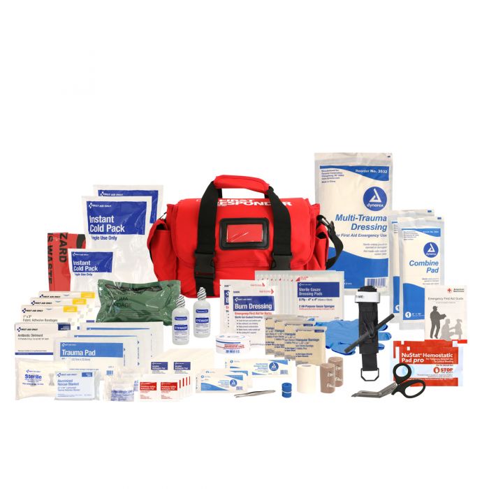 First Aid Only Enhanced First Responder Bag | 168-Piece Emergency Response System