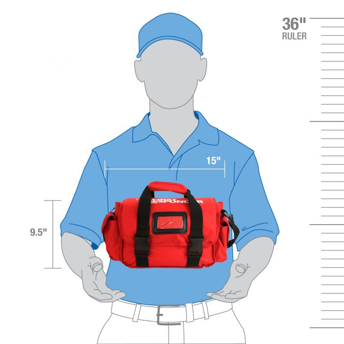 First Aid Only Enhanced First Responder Bag | 168-Piece Emergency Response System