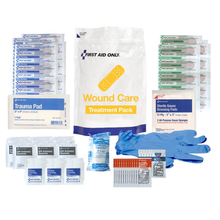 First Aid Only Wound Care Treatment Pack for Professional Medical Response