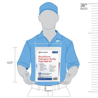 First Aid Only Bloodborne Pathogen/Bodily Fluid Spill Kit, Zippy Bag