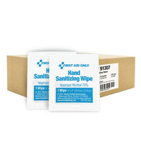 First Aid Only 1000 Count Hand Sanitizing Wipes with 70% Alcohol Formula(Pack of 12)