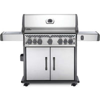 Napoleon Rogue Propane Gas Grill with Infrared Rear & Side Burners-Stainless Steel