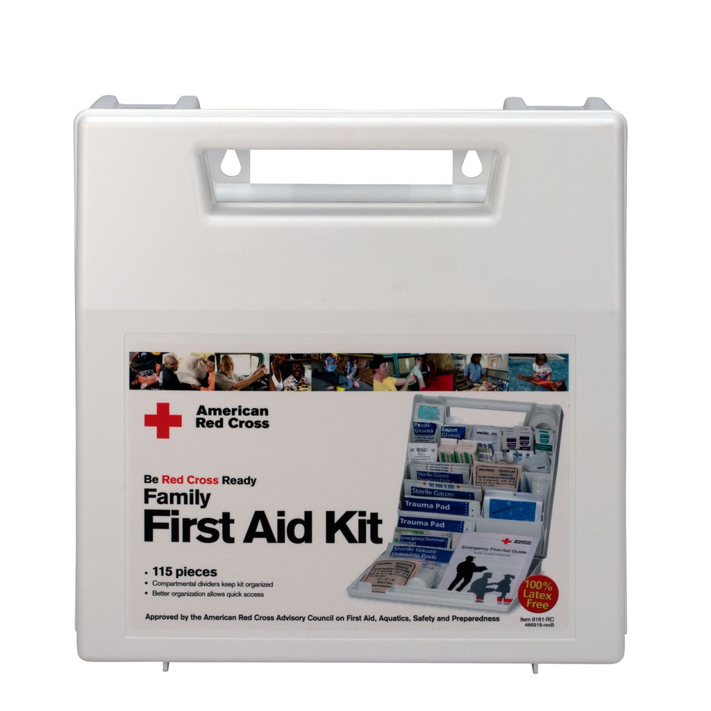 First Aid Only American Red Cross Deluxe Family First Aid Kit, Plastic Case