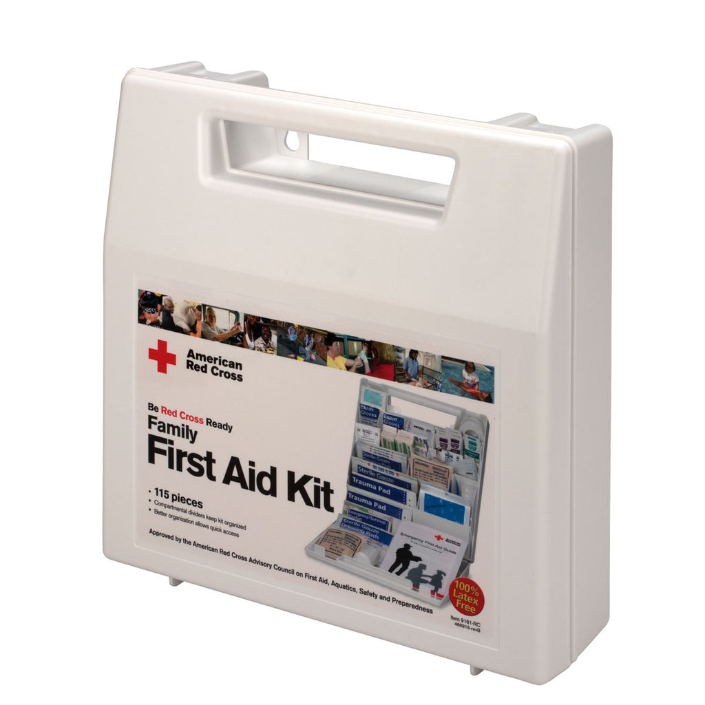 First Aid Only American Red Cross Deluxe Family First Aid Kit, Plastic Case