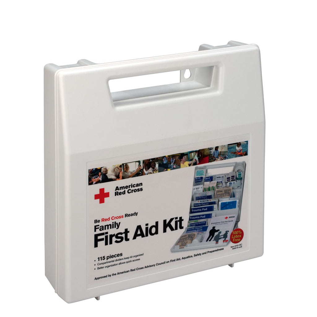 First Aid Only American Red Cross Deluxe Family First Aid Kit, Plastic Case