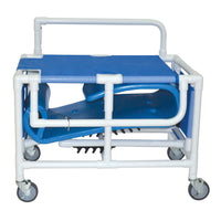 MJM Folding Shower Gurney, 350 lb Capacity