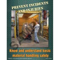 JJ Keller The Ups and Downs of Material Handling Equipment Safety Training Program - Awareness Poster