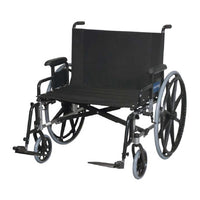 ConvaQuip Bariatric Manual Wheelchairs with Standard Footrests