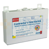 First Aid Only 25 Person Contractor First Aid Kit, Metal Case(Pack of 12)